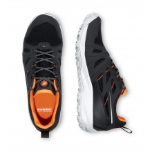 Mammut Trail-Laufschuhe Saentis Low GTX (wasserdicht) schwarz/orange Herren